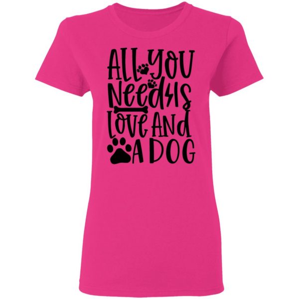 all you need is love and a dog t shirts hoodies long sleeve 11