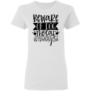 beware of dog the cat is shady too 01 t shirts hoodies long sleeve 11