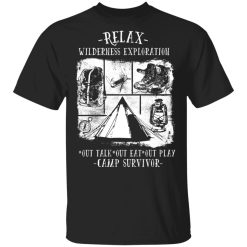 camp survivor t shirts long sleeve hoodies