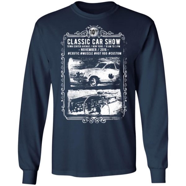 classic car show t shirts long sleeve hoodies 4