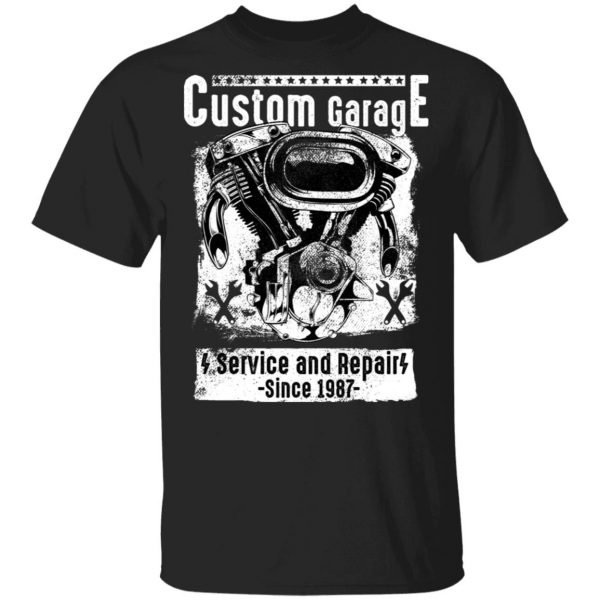 custom motorcycle garage t shirts long sleeve hoodies 13