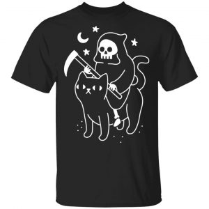 Death Rides A Black Cat T-Shirts, Long Sleeve, Hoodies