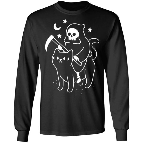 death rides a black cat t shirts long sleeve hoodies 8
