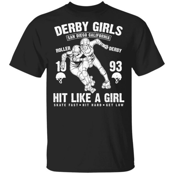derby girls t shirts long sleeve hoodies 4