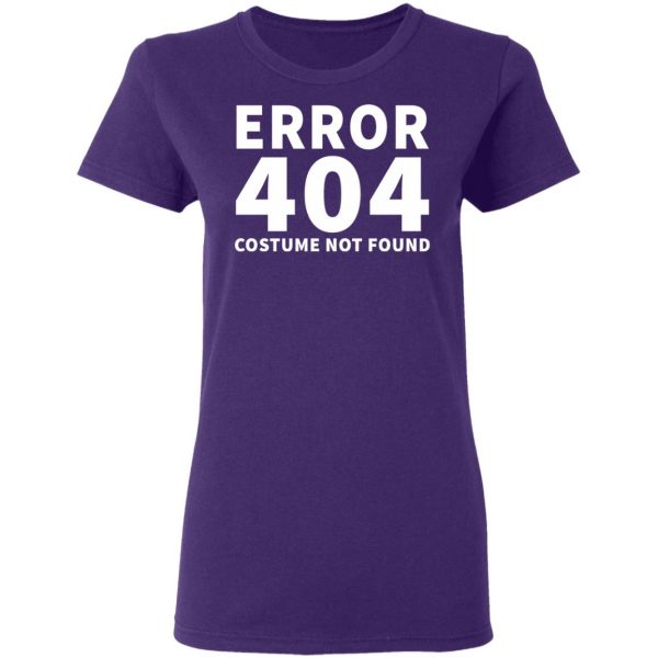 error 404 costume not found t shirts long sleeve hoodies 7