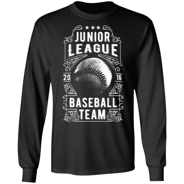 junior legue baseball team t shirts long sleeve hoodies 8