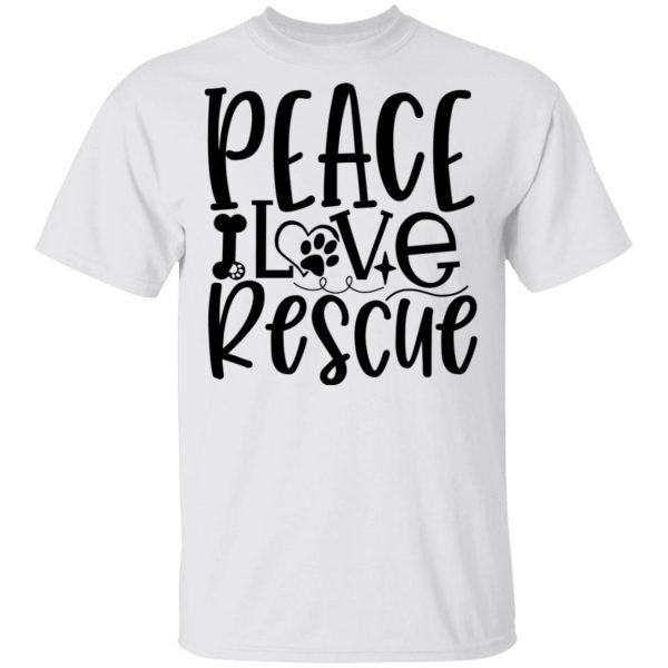 peace love rescue t shirts hoodies long sleeve 2
