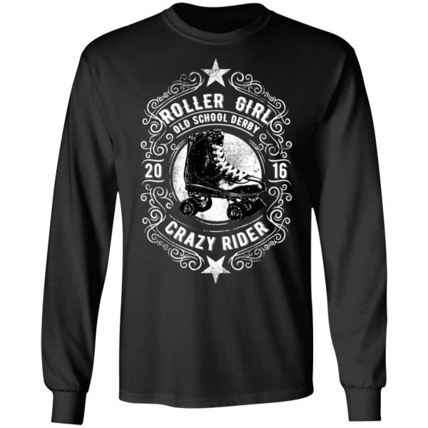 roller girl t shirts long sleeve hoodies 2