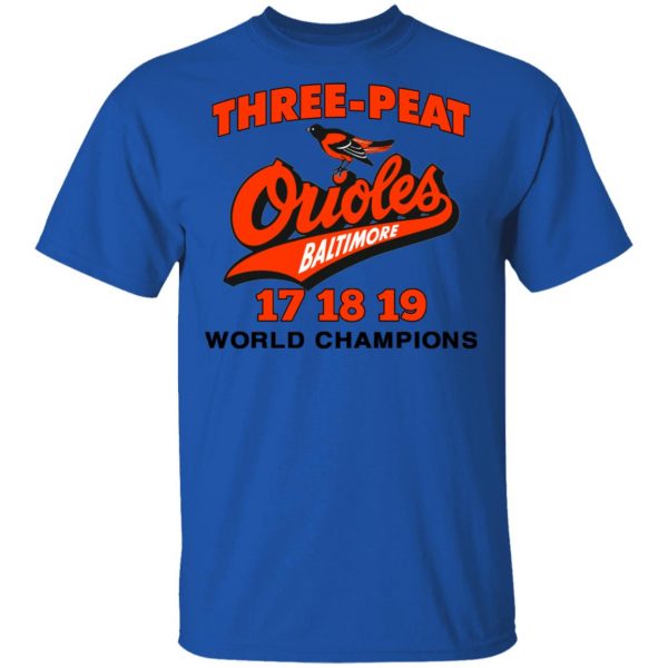 three peat orioles baltimore world champions t shirts hoodies long sleeve 12