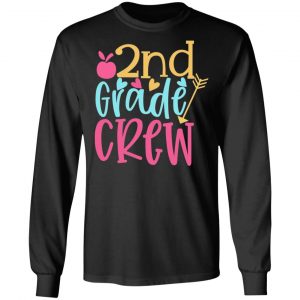 2nd grade crew t shirts long sleeve hoodies 3