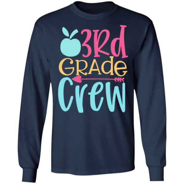 3rd grade crew t shirts long sleeve hoodies 3