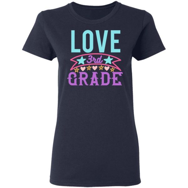 3rd grade love t shirts long sleeve hoodies 12