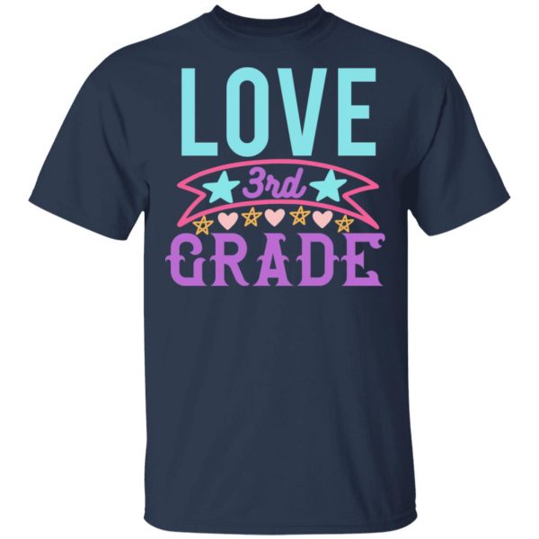 3rd grade love t shirts long sleeve hoodies 9