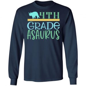 4th grade asaurus t shirts long sleeve hoodies 3