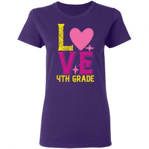 4th grade love t shirts long sleeve hoodies 10