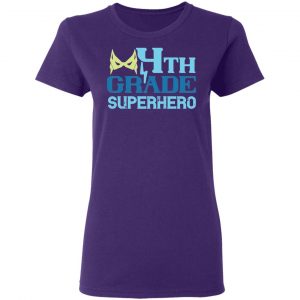 4th grade superhero 2 t shirts long sleeve hoodies 4