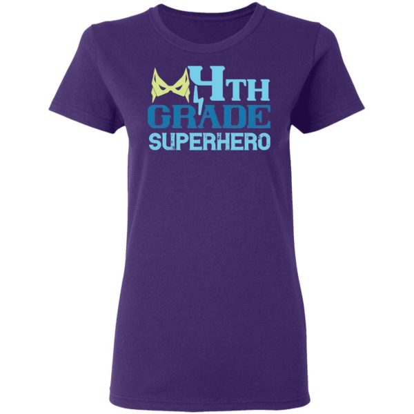 4th grade superhero 2 t shirts long sleeve hoodies 4