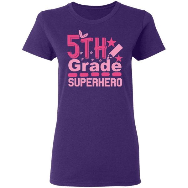 5th grade superhero t shirts long sleeve hoodies 6