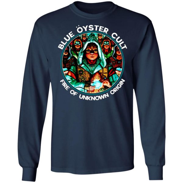 blue oyster cult fire of unknown origin t shirts long sleeve hoodies