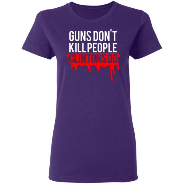 guns dont kill people clintons do t shirts long sleeve hoodies 8