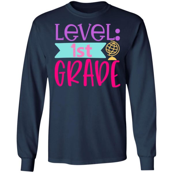 level 1st grade t shirts long sleeve hoodies 4