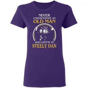 never underestimate an old man who listens to steely dan t shirts long sleeve hoodies 3