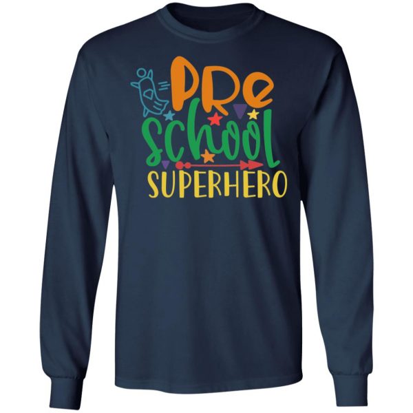 preschool superhero t shirts long sleeve hoodies