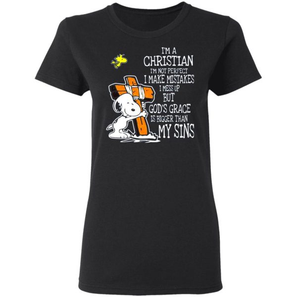 snoopy im christian im not perfect i make mistakes i mess up but gods grace is bigger than my sins t shirts long sleeve hoodies 8