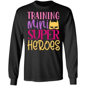training mini superheroes t shirts long sleeve hoodies 10