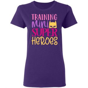 training mini superheroes t shirts long sleeve hoodies