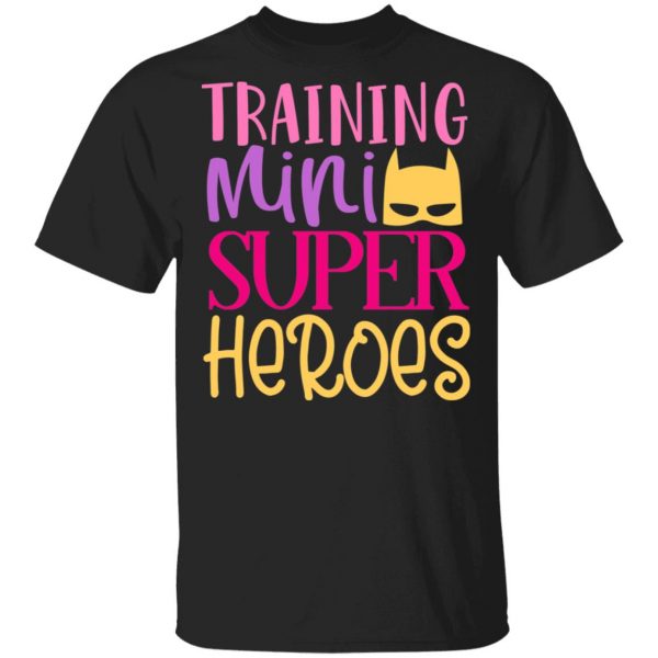 training mini superheroes t shirts long sleeve hoodies 5