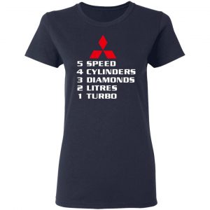 5 speed 4 cylinders 3 diamonds 2 litres 1 turbo mitsubishi t shirts long sleeve hoodies 8