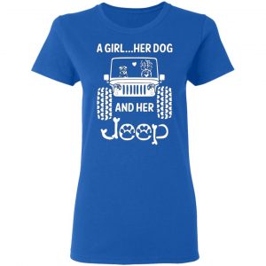 a girl her dog and her jeep t shirts long sleeve hoodies 6