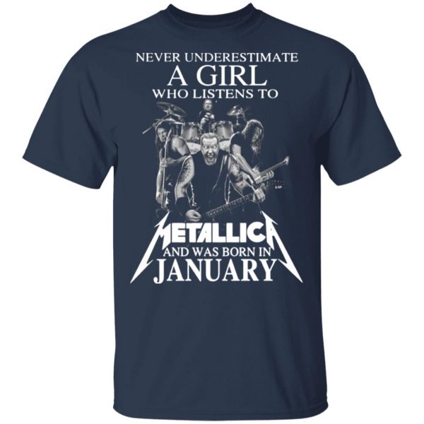 a girl who listens to metallica and was born in january t shirts long sleeve hoodies 7