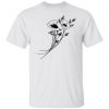 black white floral doodles t shirts hoodies long sleeve 10