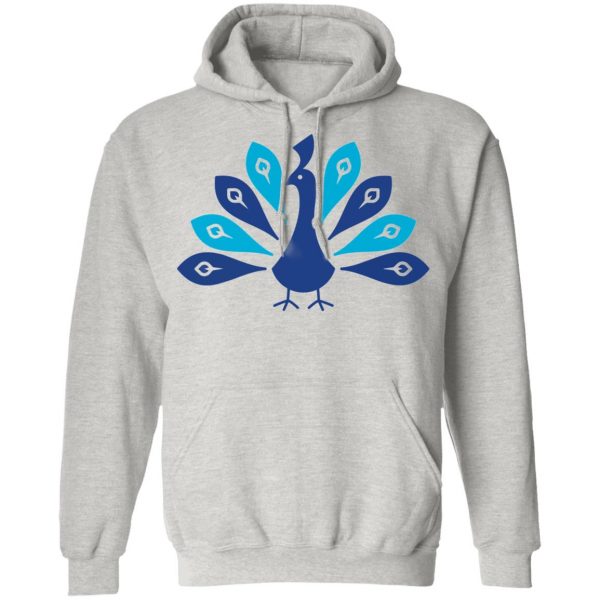 blue peacock with teal feathers t shirts hoodies long sleeve 10