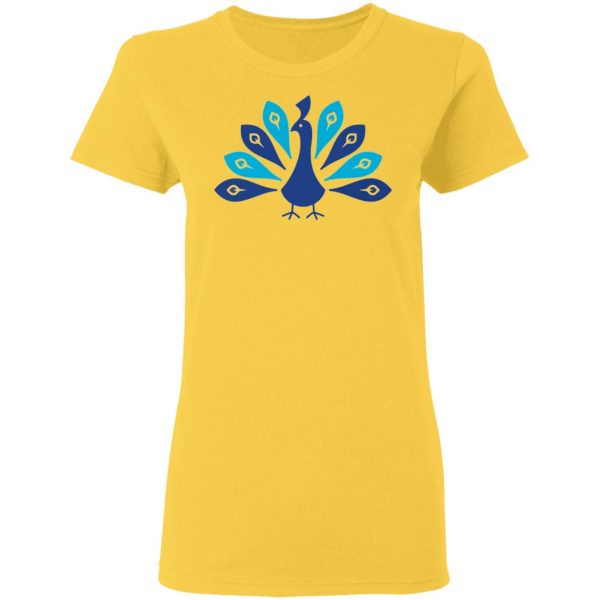 blue peacock with teal feathers t shirts hoodies long sleeve 3
