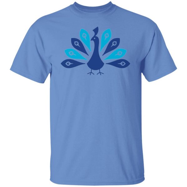 blue peacock with teal feathers t shirts hoodies long sleeve