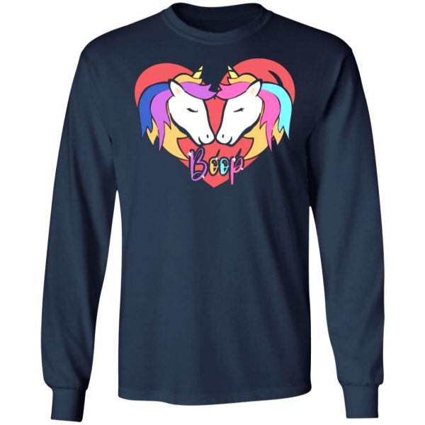 boop unicorns heart t shirts long sleeve hoodies 3