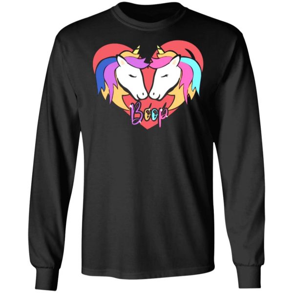 boop unicorns heart t shirts long sleeve hoodies 4