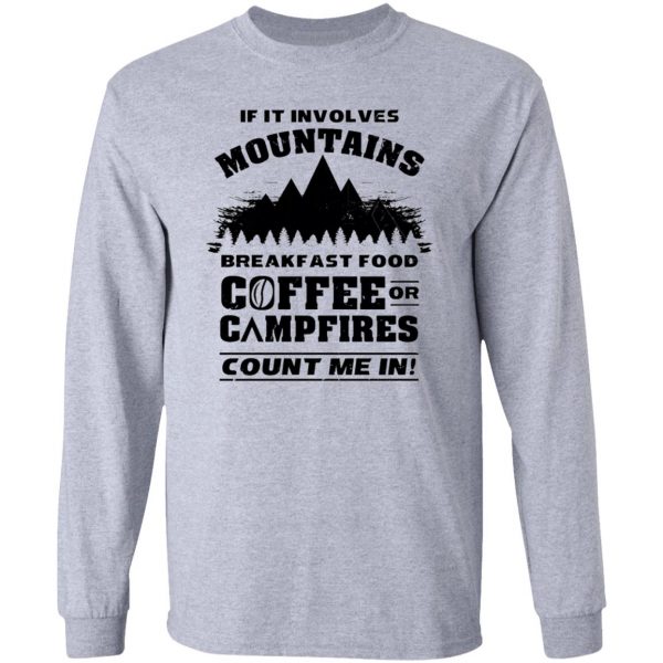 camping campfire hiking coffee t shirts hoodies long sleeve 2