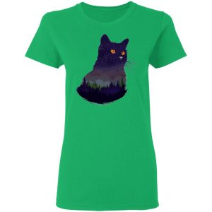cat cats kitten camping night forrest universe t shirts hoodies long sleeve 11
