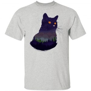 cat cats kitten camping night forrest universe t shirts hoodies long sleeve 2