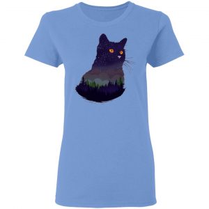 cat cats kitten camping night forrest universe t shirts hoodies long sleeve 4
