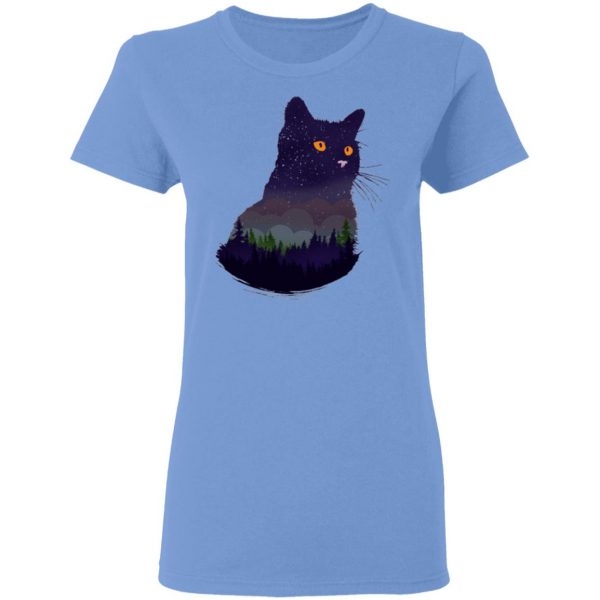 cat cats kitten camping night forrest universe t shirts hoodies long sleeve 4