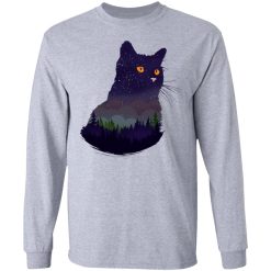 cat cats kitten camping night forrest universe t shirts hoodies long sleeve 5
