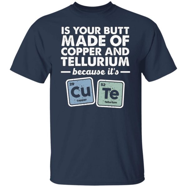 cute copper tellurium chemistry periodic elements t shirts long sleeve hoodies 12