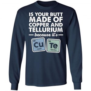 cute copper tellurium chemistry periodic elements t shirts long sleeve hoodies 4