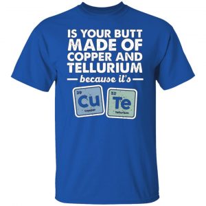 cute copper tellurium chemistry periodic elements t shirts long sleeve hoodies 6