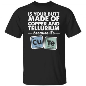 cute copper tellurium chemistry periodic elements t shirts long sleeve hoodies 7